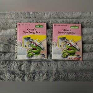 Sesame Street Oscar’s New Neighbor A Little Golden Book